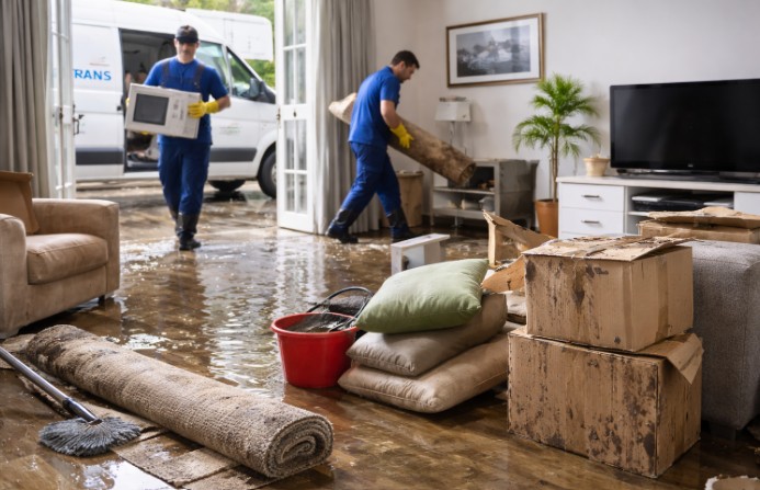 opróżnianie mieszkań po zalaniu warszawa